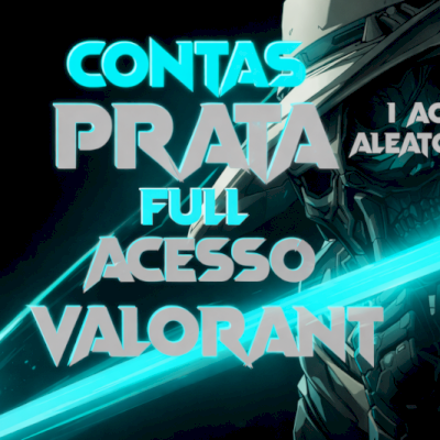 CONTAS DE VALORANT PRATA 1 AO 3 ALEATÓRIO, FULL ACESSO