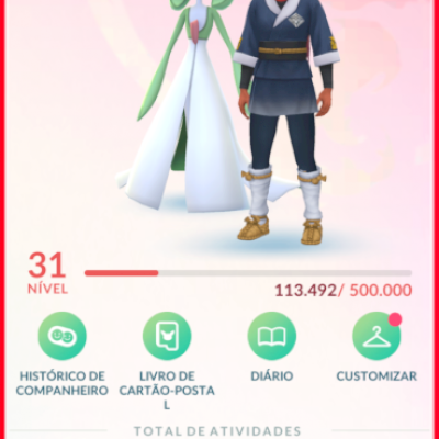Vendo conta de Pokémon go lv 30 com lendarios