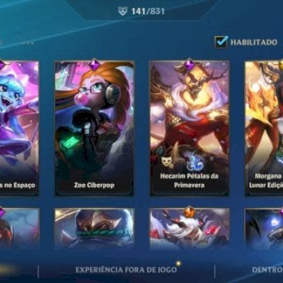 Conta WR - 150 skins - 2x CHALL