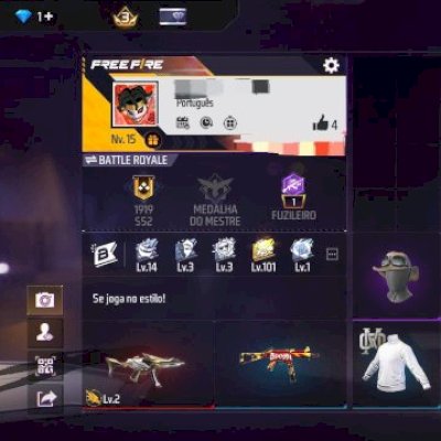 AVENTUREIRO+GOLA ALTA BRANCA+MP5 EVOLUTIVA+UMP ATRIBUTADA