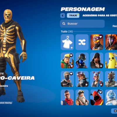 CONTA FORTNITE COM 36 SKINS ALGUNS BUNDLES ESCLUSIVOS, FULL ACESSO