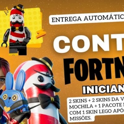 CONTAS FORTNITE COM 2 SKINS