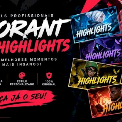 Thumbnail Para Highlights de Valorant