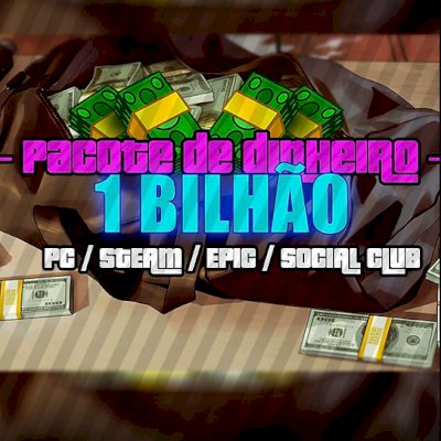 GTA V  (level opcional entre 1500-8000)  1 BILHAO NA CONTA      UP DE CONTA