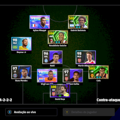 CONTA EFOOTBALL XBOX PC COM R10