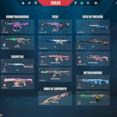 Conta Valorant(55 skins), League of Legend(67 skins) e WR