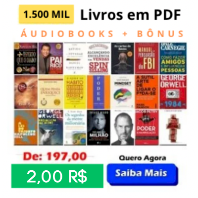 1.500 livros, 100 audiobooks e cursos de marketing, oratória e mais!