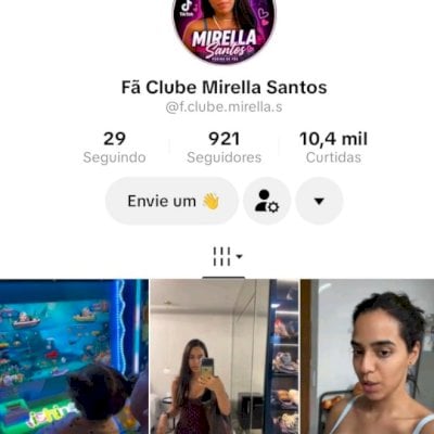 Vendo conta do tik Tok engajada