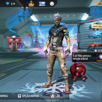 Vendo conta de ff, ACEITO TROCA