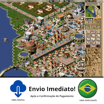 Jogo Caesar 3 Pc  Áudio E Texto Em Português - Mídia Digital