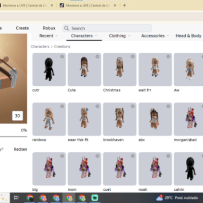 !PROMOÇÃO! CONTA COM MUITAS SKINS FEMININAS E MAIS DE 35MIL ROBUX GASTOS!!!
