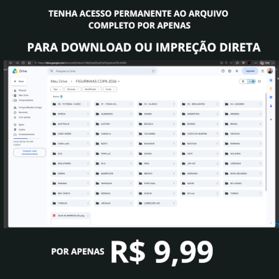 ARQUIVO COM TODAS 48 SELECÕES COMPLETAS ATUALIZADAS