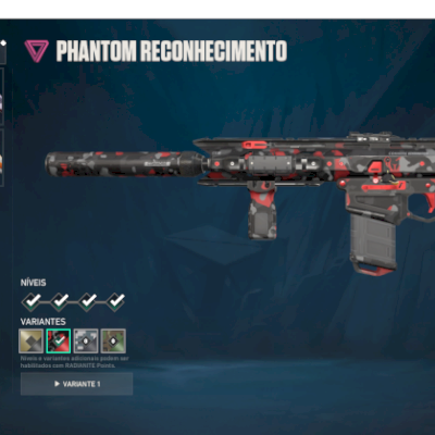 VALORANT 4 VANDAL + 4 FACAS + 2 PHANTOM + 4 OP