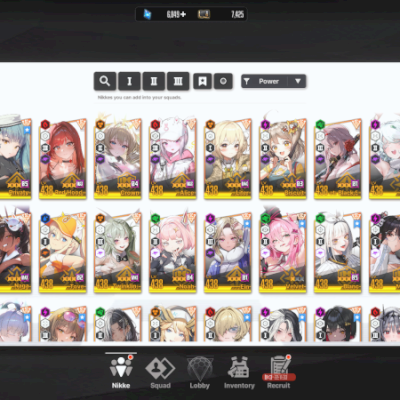 Conta no servidor global de veterano baleia em Goddess of Victory: NIKKE