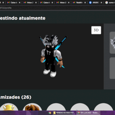 CONTA ROBLOX MASCULINA FULL ANF