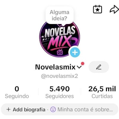 Conta Tiktok Shop +5K de seguidores