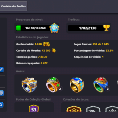 Conta 8bp nível 112