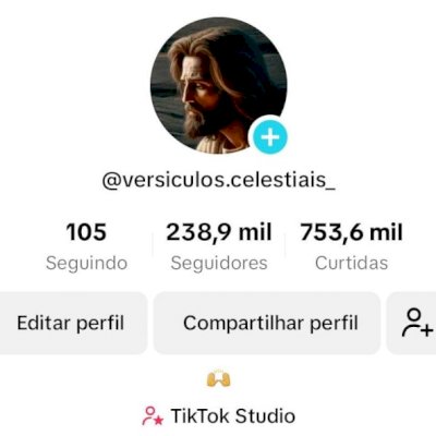conta Tiktok com 220k, crescendo 10k por dia e super engajada!!!