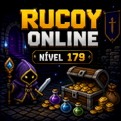 Conta 🔥 Rucoy Online | Nível 179 + Cofre Lotado 🔥