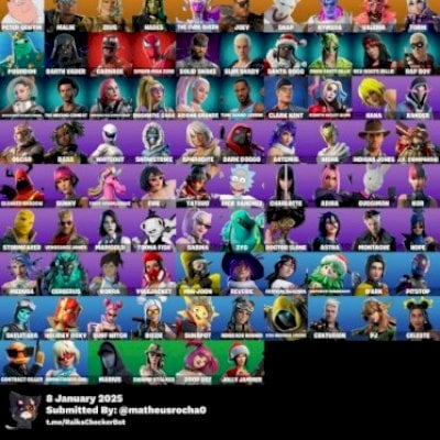 CONTA DE FORTNITE COM SKINS RARAS E TRYHARD