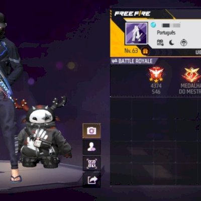 CONTA DE FREE FIRE GEMADA!