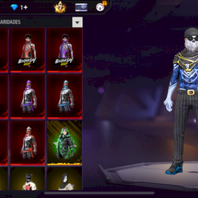 Conta de Free fire rara