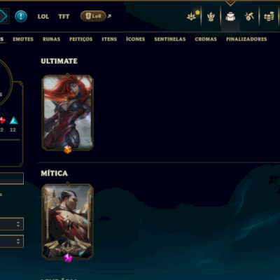 Prata 4 com 95 Champs e 25 Skins ( mais de 300 jogos )