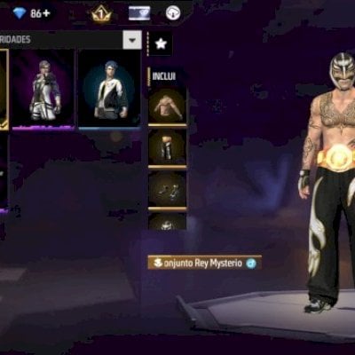 CONTA FREE FIRE CONJUNTO REY MISTÉRIO 🔥