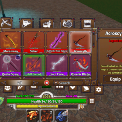 VENDO ACROSCYTHE 20 REAIS