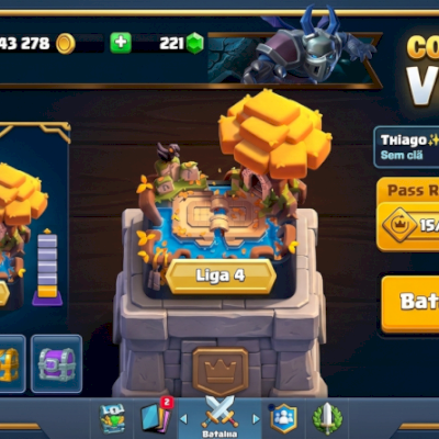 Conta Clash Royale 14000 trofeus