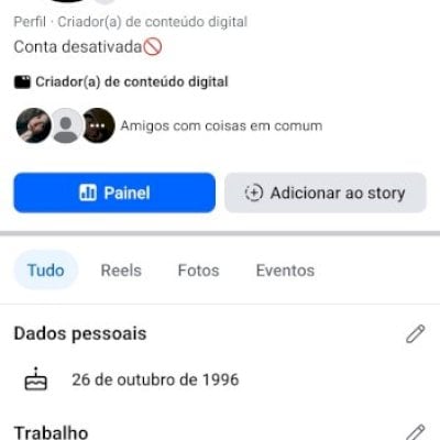 Conta antiga Facebook 2020 +3,1K DE SEGUIDORES
