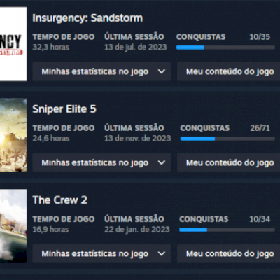 CONTA A VENDA STEAM COM VÁRIOS JOGOS E ITENS!
