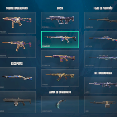 conta do valorant com skins diversas (PREÇO NEGOCIÁVEL)