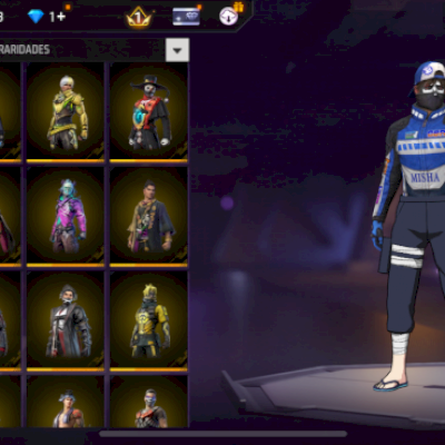 CONTA DE FREE FIRE TOP