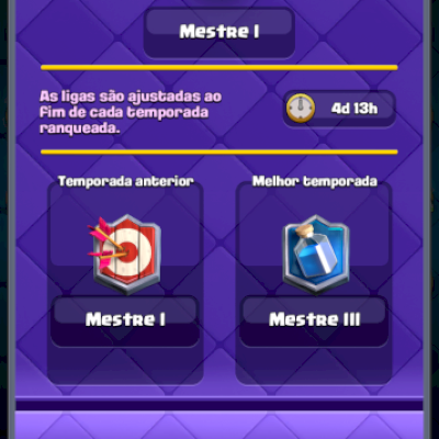 Conta de 5 anos, 10K troféus, nível 47, 4 Evos, 1 herói, 3K de gemas