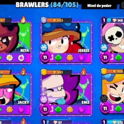 Conta Braw Stars e Clash Royale.