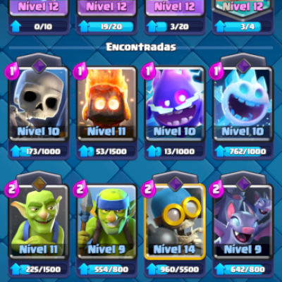 Conta Clash Royale 8.5K Troféus, 1M De Ouro