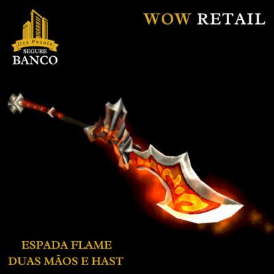 World of Warcraft - Skin de Arma Espada Duas Mãos e Hast