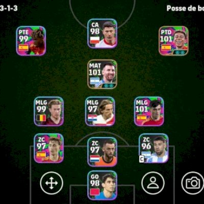 Conta com pack Messi e pack yamal