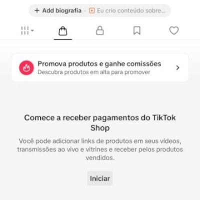 CONTA DO TIKTOK COM SHOP ATIVO +3K SEGUIDORES (NICHO MASCULINO)