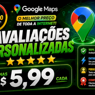 ⭐️ COMPRAR AVALIAÇÕES | 📍 GOOGLE MAPS | ✅️ 5 ESTRELAS PERSONALIZADAS, SEGURO!