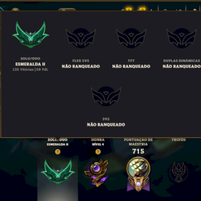 Esmeralda 2 com TODOS os Champs e 214 Skins +3 Prestigios