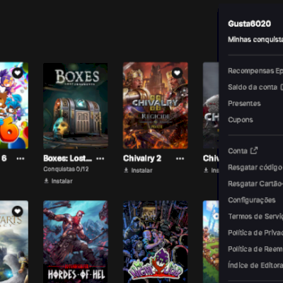 CONTA EPIC GAMES ACESSO TOTAL, DIREITO A MUDANÇA DE DADOS AUTOMATICAMENTE.
