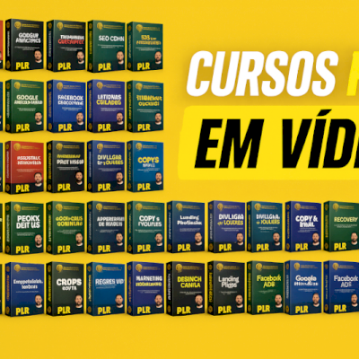 35 cursos em PLR em VIDEO
