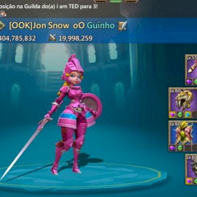 Conta com 1 b400 de poder t5 liberada