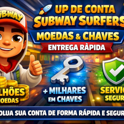 🚀UP DE CONTA - SUBWAY SURFERS | MOEDAS & CHAVES 💰🔥  💎 Quer evoluir sua conta