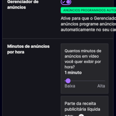 Conta twitch monetizada