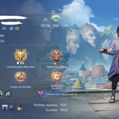Conta mobile legends com suyou sasuke