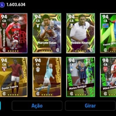 CONTA DE EFOOTBALL MOBILE 2022
