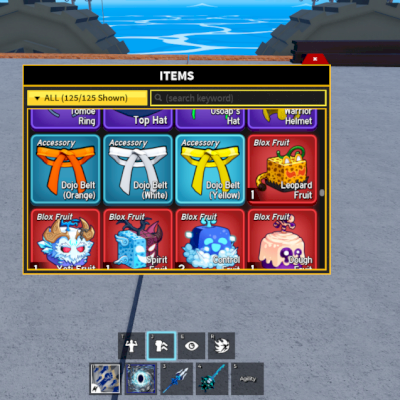 CONTA LVL MAX + 8 FRUTAS MÍTICAS NO INV